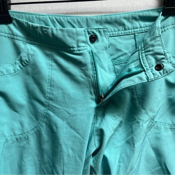 Patagonia Capris Teal Women's Pants Sz 8 - Picture 5 of 10